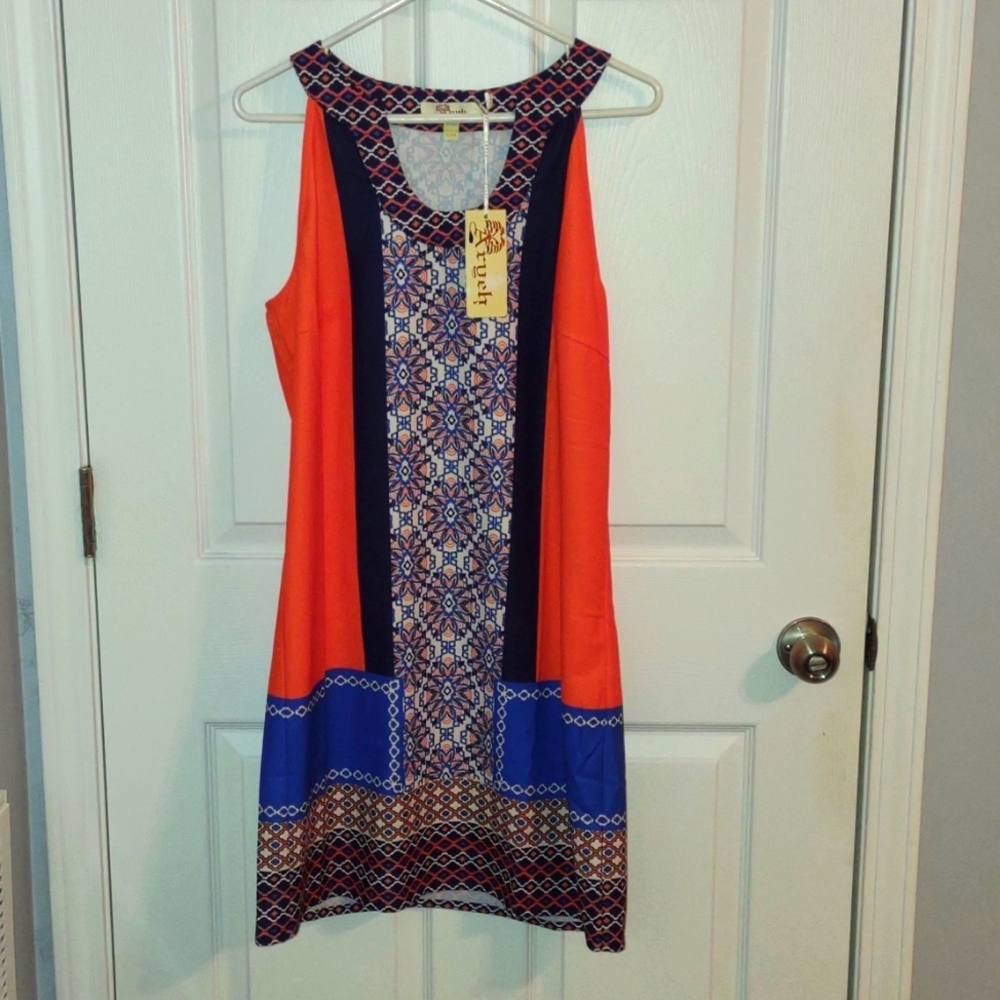 Multi colored dress size medium.